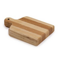 Cutting Board - 6" x 4" x 1.0" - Combination Hardwoods Edge Grain with Handle
